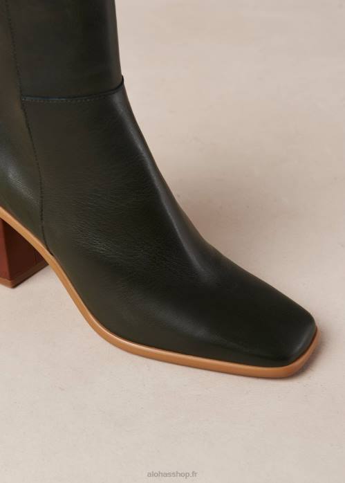 femmes forêt verte P64N458 Alohas west - bottes en cuir vert