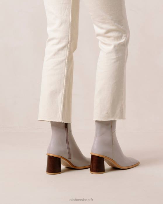 femmes mauve P64N227 Alohas west vintage - bottes en cuir violet
