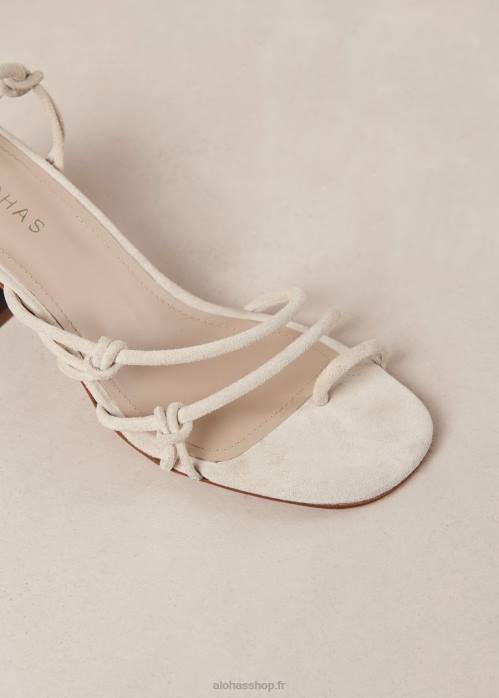 femmes Ivoire P64N239 Alohas goldie - sandales en cuir blanc