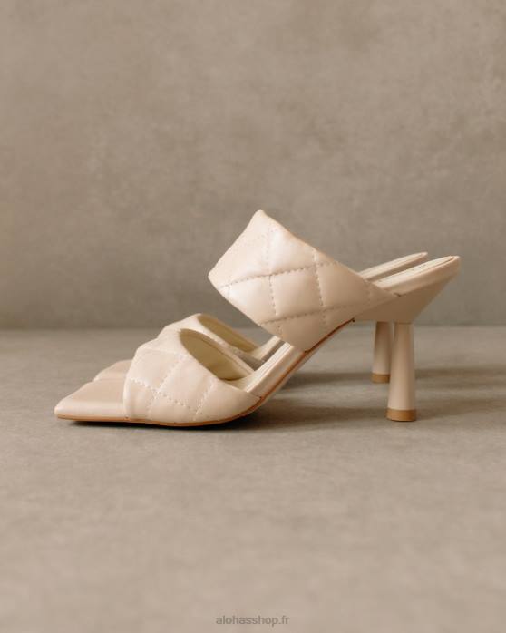 femmes Ivoire P64N588 Alohas conner - sandales en cuir blanc