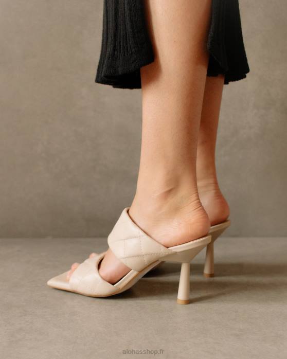 femmes Ivoire P64N588 Alohas conner - sandales en cuir blanc
