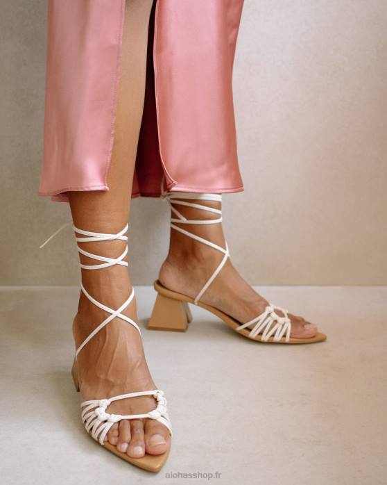 femmes chameau P64N528 Alohas mirage - sandales en cuir marron