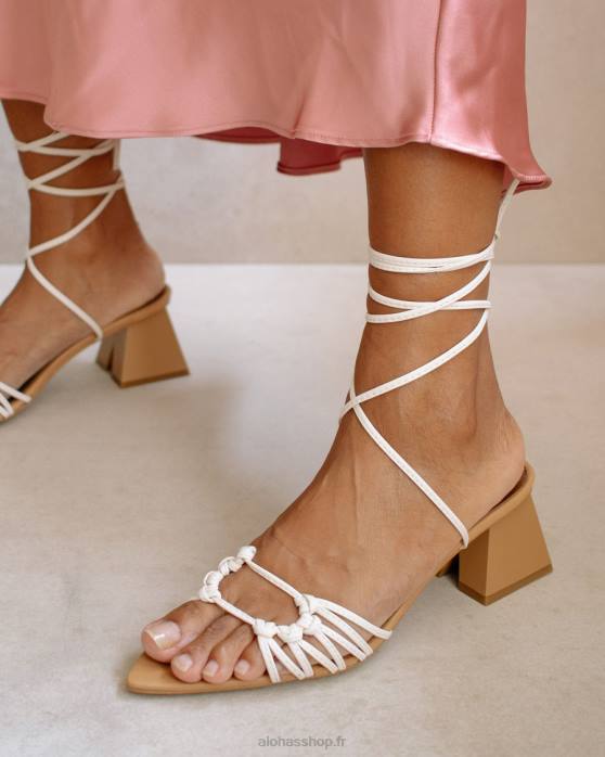 femmes chameau P64N528 Alohas mirage - sandales en cuir marron