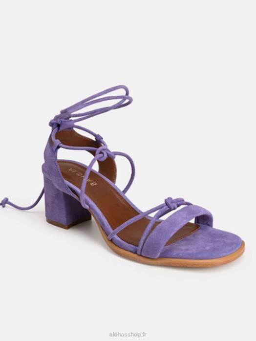 femmes jasmin violet P64N175 Alohas sophie - sandales en daim violet