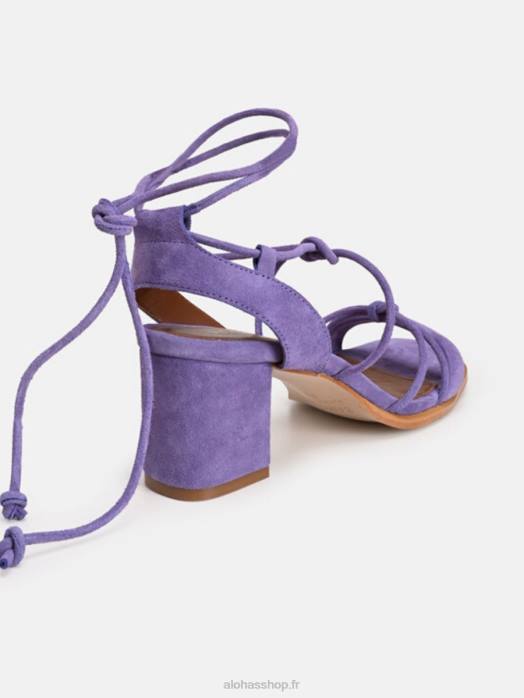femmes jasmin violet P64N175 Alohas sophie - sandales en daim violet