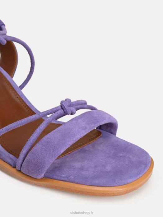 femmes jasmin violet P64N175 Alohas sophie - sandales en daim violet