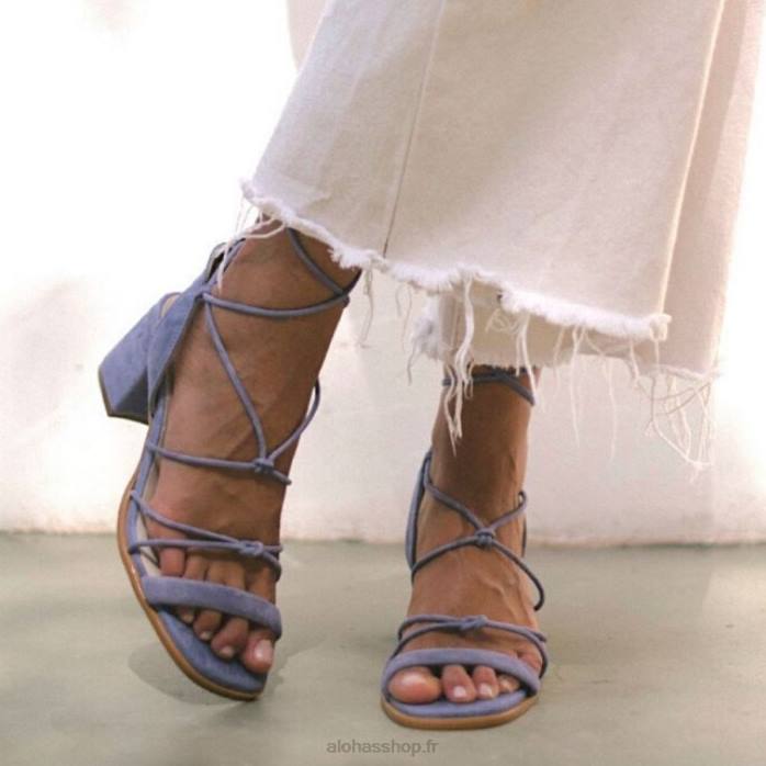 femmes jasmin violet P64N175 Alohas sophie - sandales en daim violet