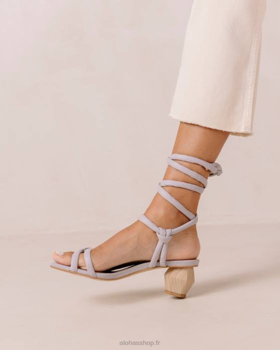 femmes mauve P64N585 Alohas creative - sandales en cuir violet
