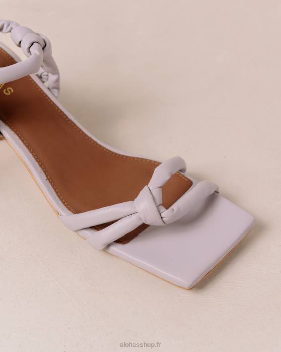 femmes mauve P64N585 Alohas creative - sandales en cuir violet
