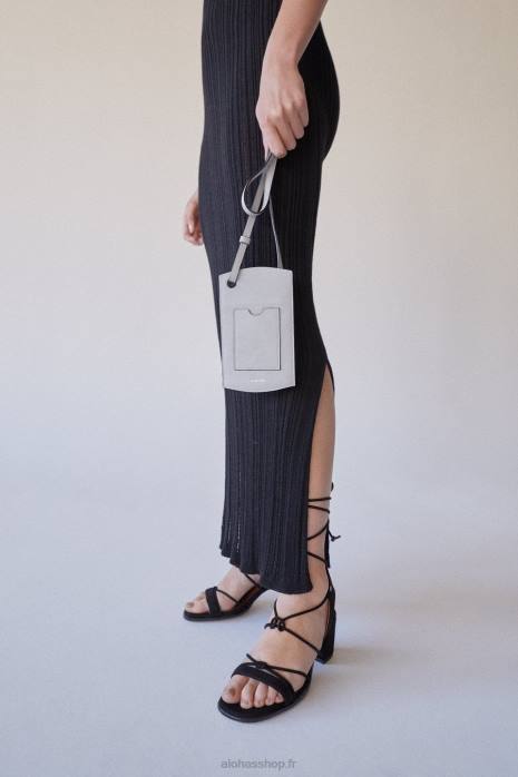 femmes noir P64N174 Alohas sophie - sandales en daim noir