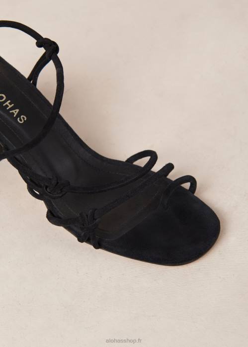 femmes noir P64N240 Alohas goldie - sandales en cuir noir