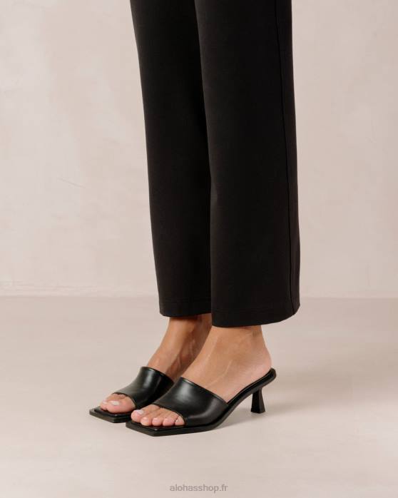 femmes noir P64N589 Alohas daphné - sandales en cuir noir