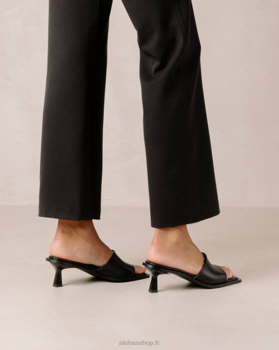 femmes noir P64N589 Alohas daphné - sandales en cuir noir