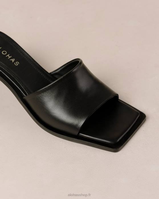 femmes noir P64N589 Alohas daphné - sandales en cuir noir