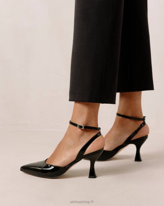femmes noir onix P64N88 Alohas cendrillon onix - escarpins en cuir noir