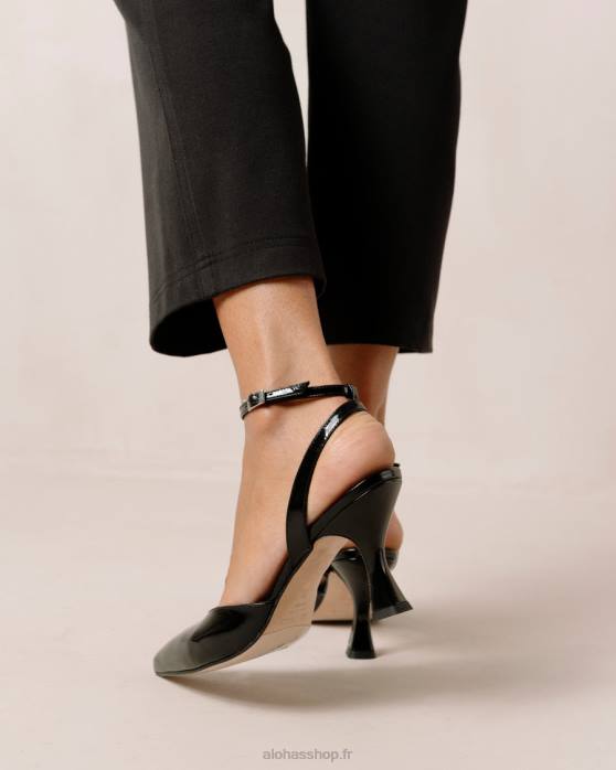 femmes noir onix P64N88 Alohas cendrillon onix - escarpins en cuir noir