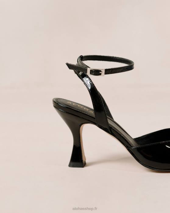 femmes noir onix P64N88 Alohas cendrillon onix - escarpins en cuir noir