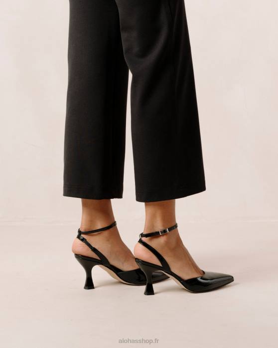 femmes noir onix P64N88 Alohas cendrillon onix - escarpins en cuir noir