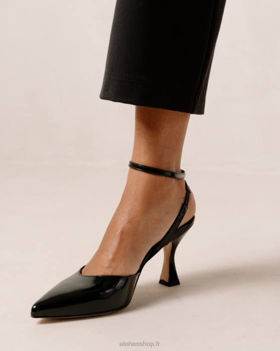 femmes noir onix P64N88 Alohas cendrillon onix - escarpins en cuir noir