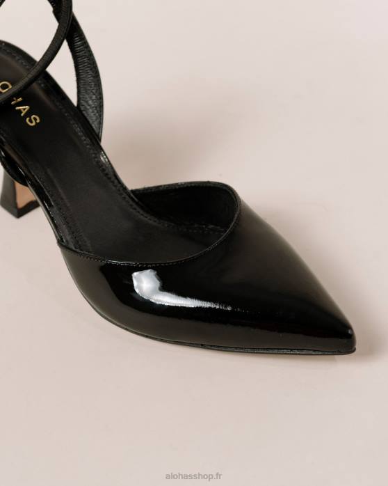 femmes noir onix P64N88 Alohas cendrillon onix - escarpins en cuir noir