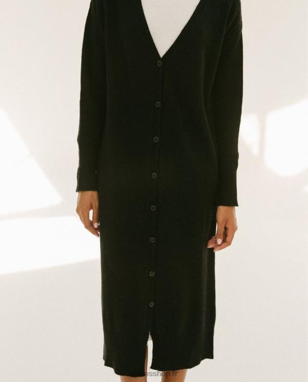 Alohas Women Pursuit - Black Knit Cardigan Black 04X4R717