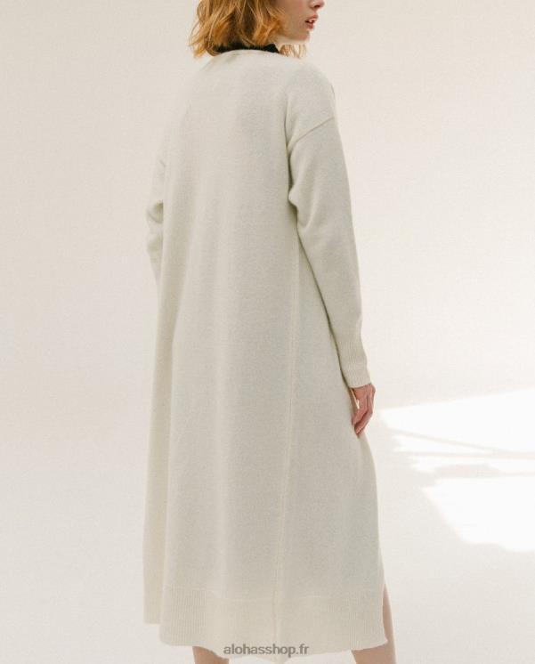 Alohas Women Pursuit - White Knit Cardigan Ivory 04X4R716