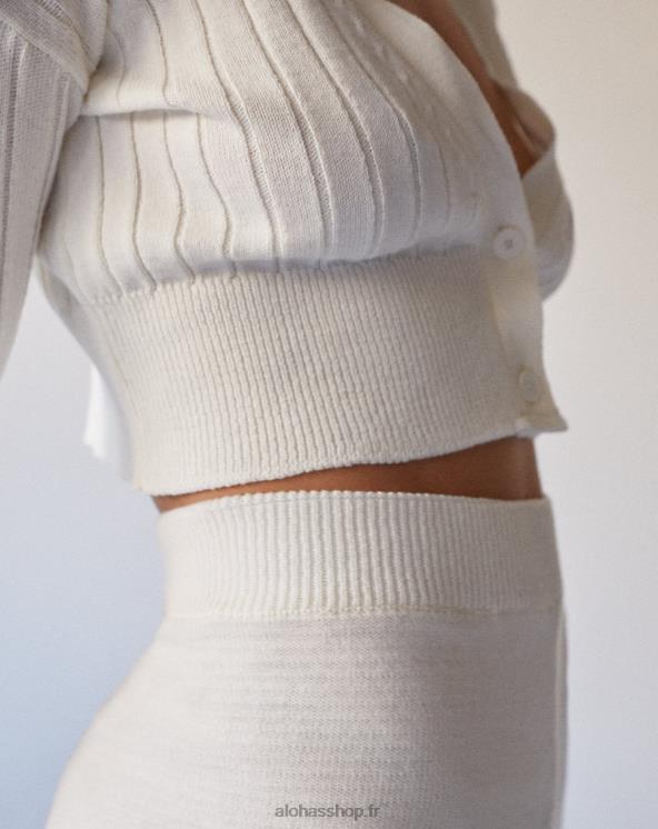 Alohas Women Tender - White Cardigan Ivory 04X4R727