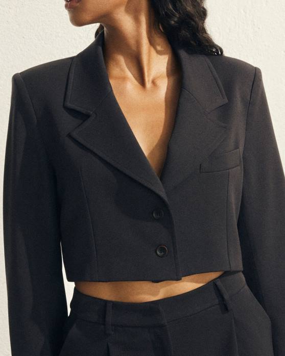 femmes noir P64N689 Alohas itinéraire - blazer noir