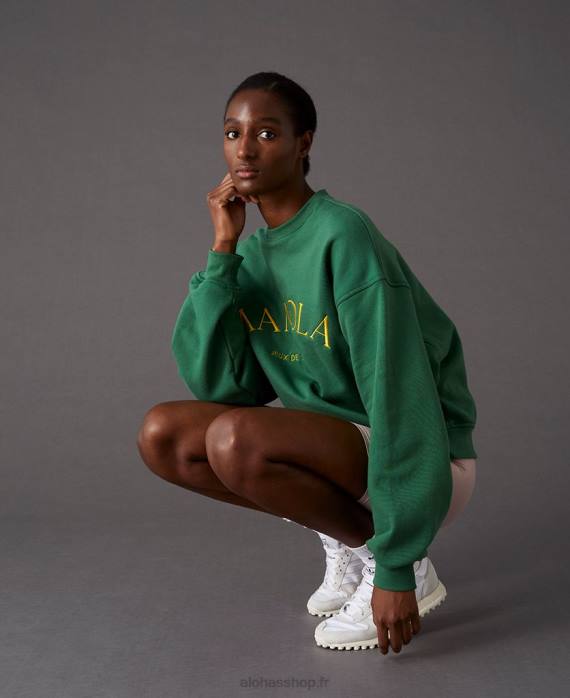 femmesP64N608 Alohas iconica - sweat vert