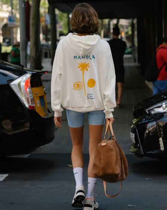 femmesP64N682 Alohas gabriela - sweat à capuche blanc