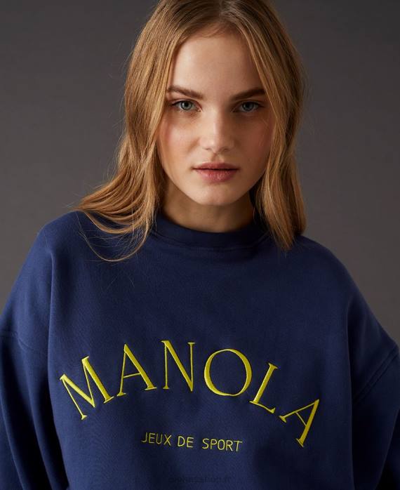 femmesP64N906 Alohas iconica - sweat bleu marine