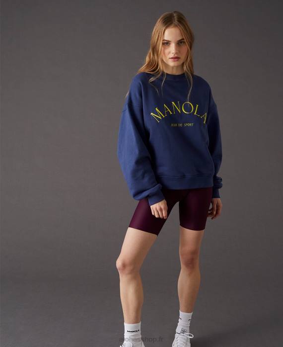 femmesP64N906 Alohas iconica - sweat bleu marine