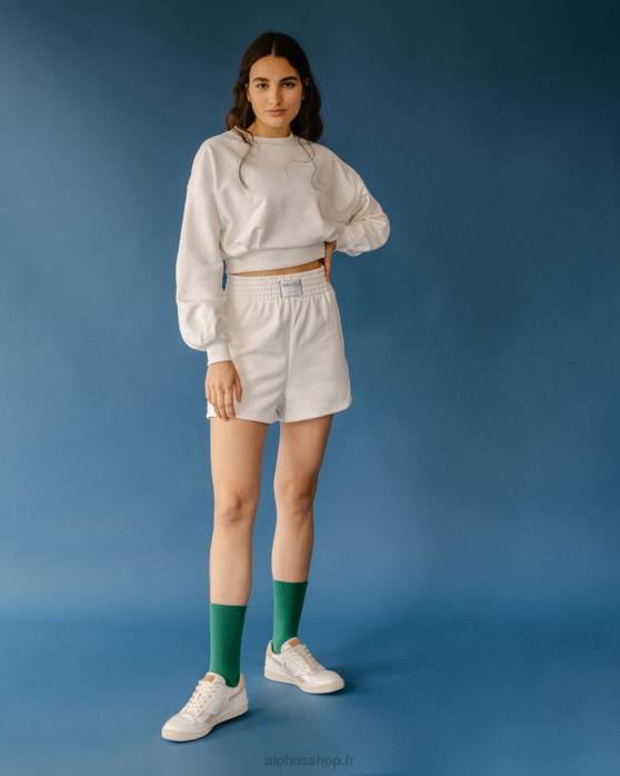 femmesP64N940 Alohas menina - pull en coton blanc