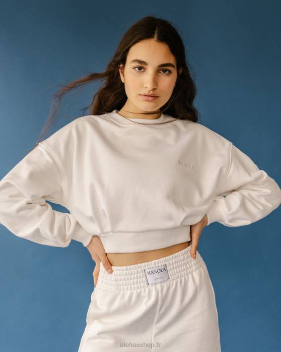 femmesP64N940 Alohas menina - pull en coton blanc