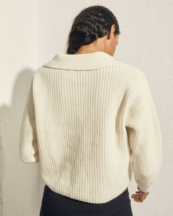 femmes Ivoire P64N693 Alohas avion de ligne - haut en maille blanc