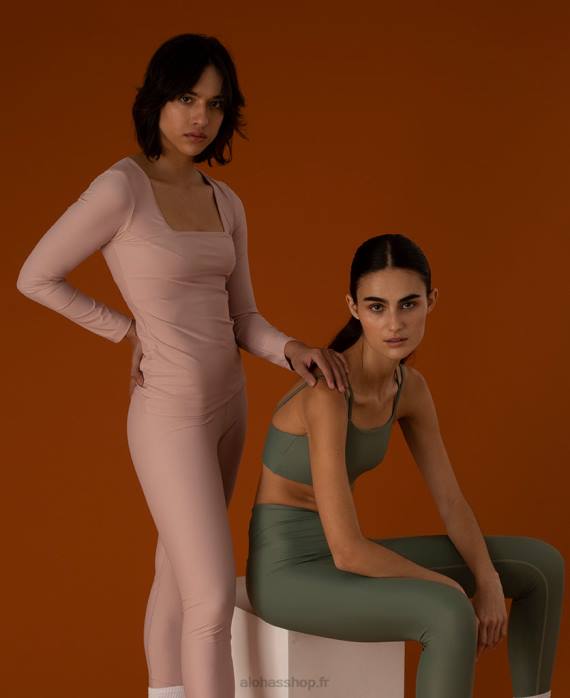 femmesP64N625 Alohas noyau - haut rose