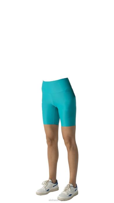 femmesP64N642 Alohas core - short econyl vert turquoise