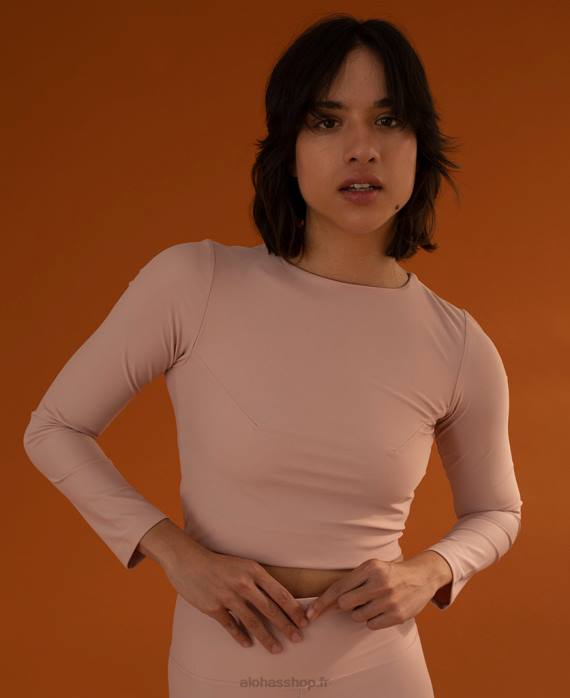 femmesP64N661 Alohas triangle core - top econyl rose