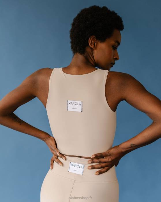 femmesP64N742 Alohas noyau - dessus en éconyle beige