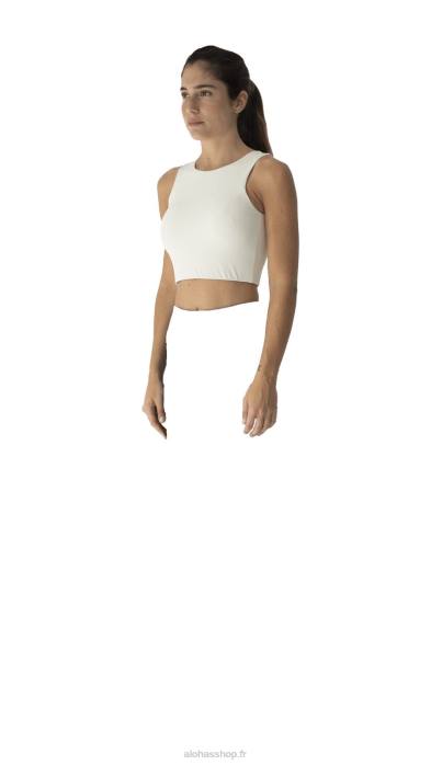 femmesP64N750 Alohas core - haut de sport blanc