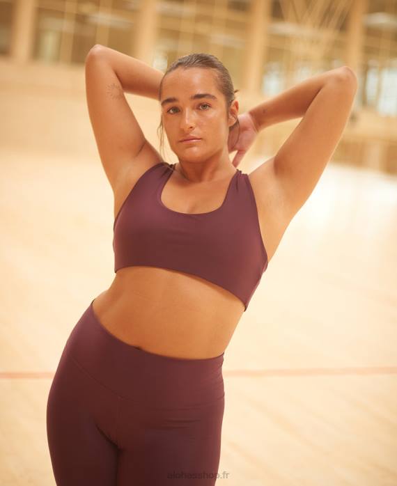 femmesP64N975 Alohas core twist - haut en éconyle violet