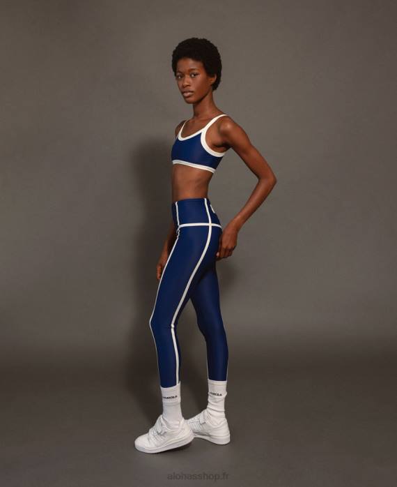 femmes bleu éclipse P64N986 Alohas top ribet - top de sport bleu