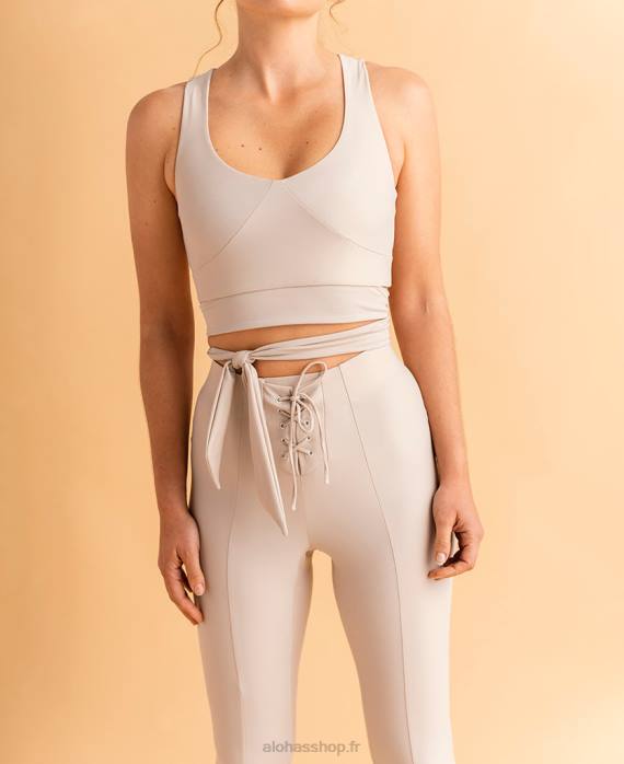 femmesP64N989 Alohas croix - legging beige