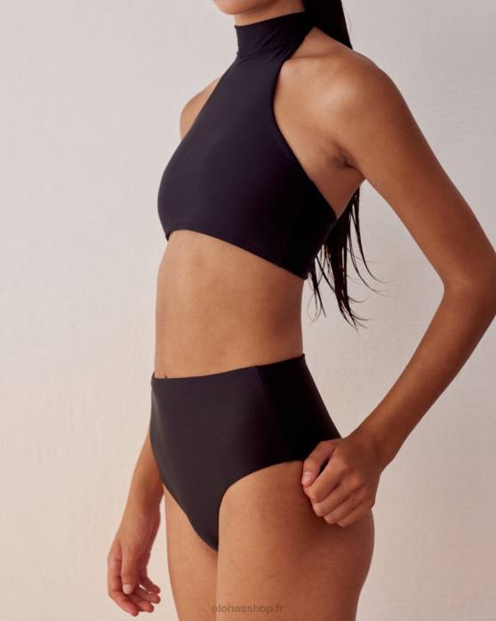 femmesP64N933 Alohas le haut - haut de maillot de bain econyl noir