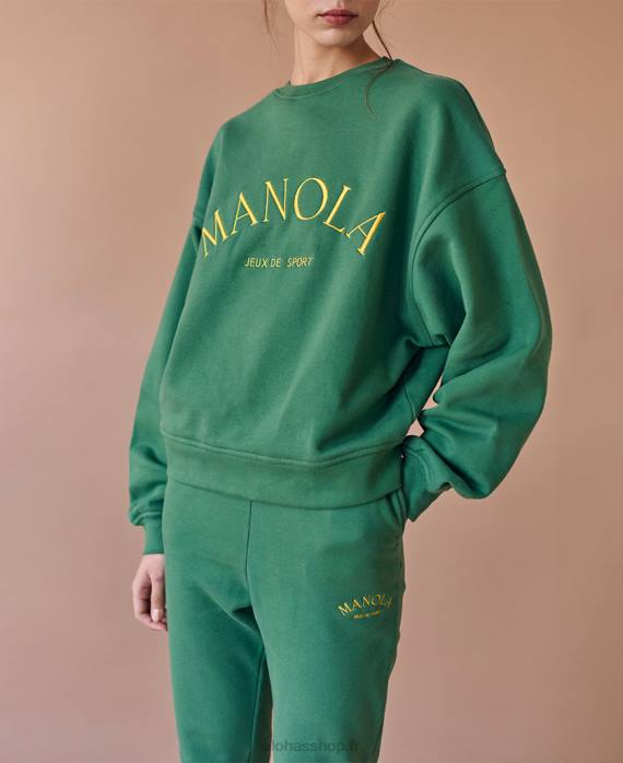 femmesP64N674 Alohas iconique - pantalon de survêtement vert foncé