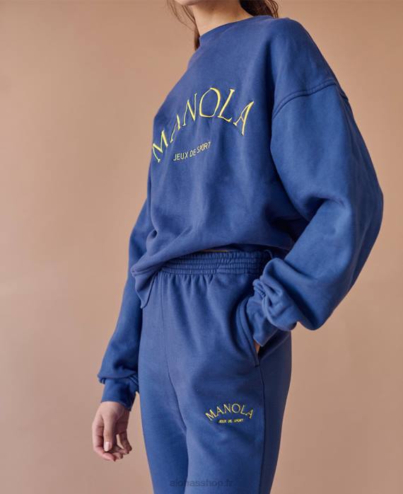 femmesP64N677 Alohas iconique - pantalon de survêtement bleu marine