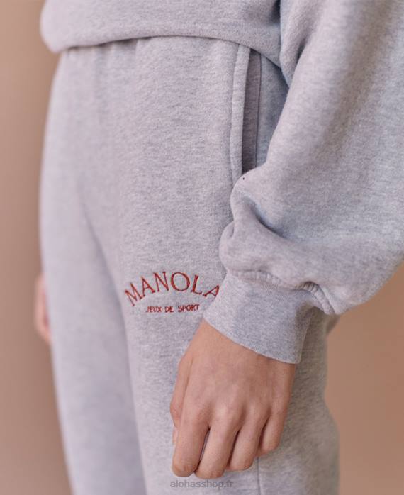 femmesP64N678 Alohas iconica - pantalon de survêtement gris