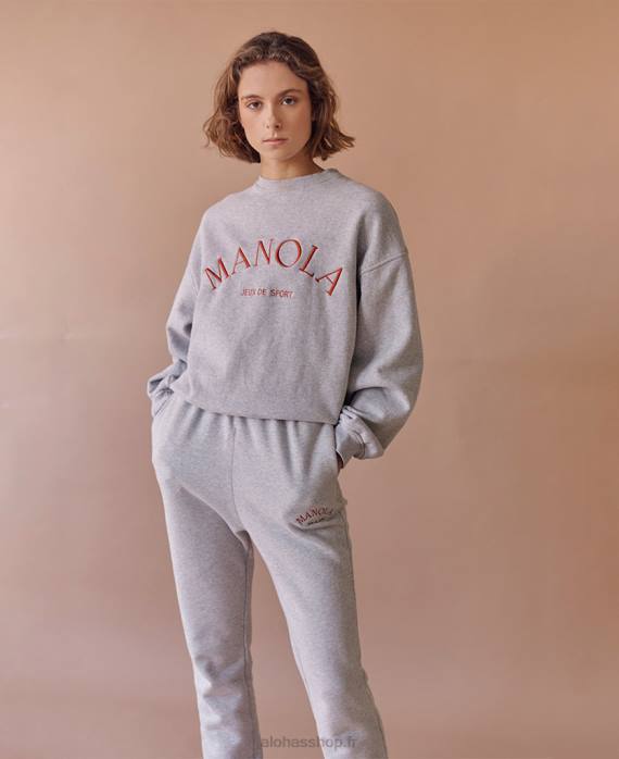 femmesP64N678 Alohas iconica - pantalon de survêtement gris