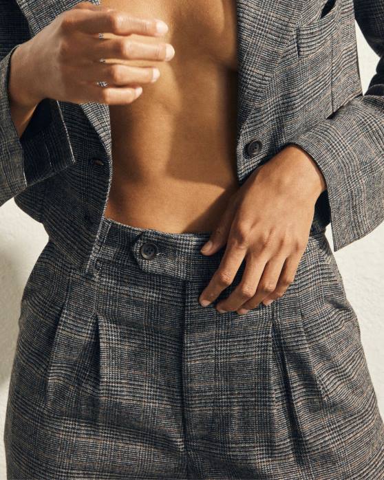 femmesP64N735 Alohas protagoniste - pantalon imprimé à carreaux