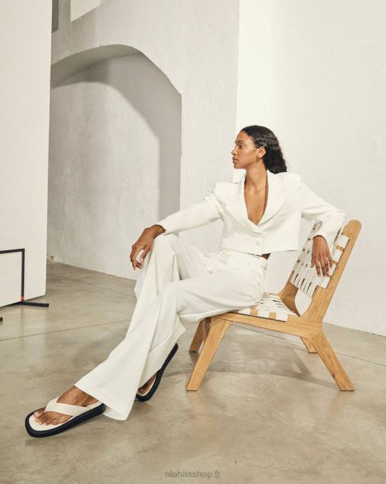 femmes Ivoire P64N736 Alohas protagoniste - pantalon crème